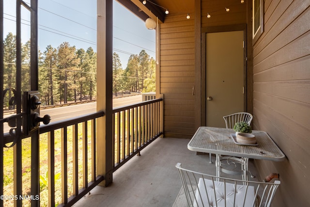 2553 W Cripple Creek Dr, Flagstaff, AZ 86001 - balcony with view of scattered trees