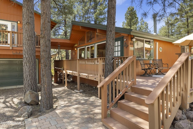 655 E Trout Creek Rd, Munds Park, AZ 86017 - view of wooden terrace