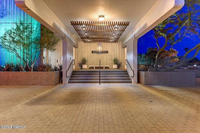 view of welcome area