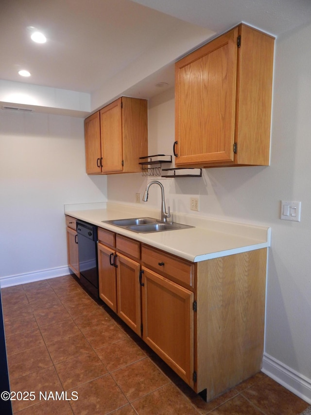1000 N Beaver St Unit 116, Flagstaff, AZ 86001 - kitchen featuring dishwasher, recessed lighting, and light countertops