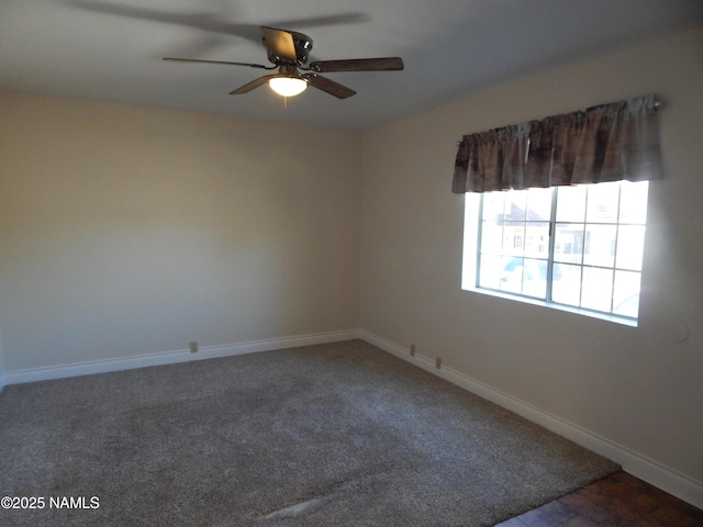 1000 N Beaver St Unit 116, Flagstaff, AZ 86001 - spare room featuring ceiling fan and carpet