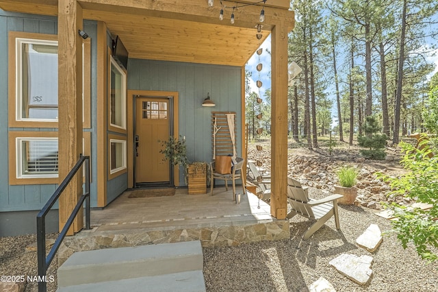 3001 E Butler Ave Unit 21, Flagstaff, AZ 86004 - doorway to property featuring a porch