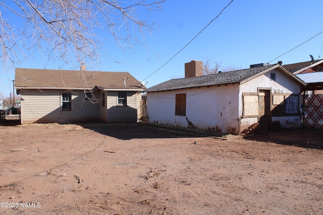 view of back of property