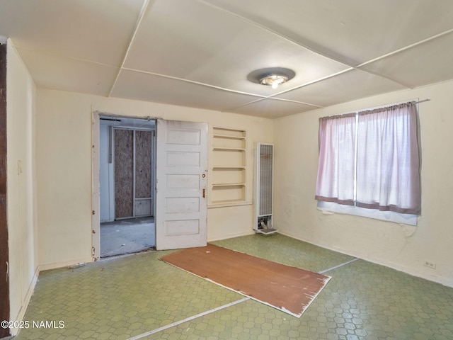 interior space with built in features