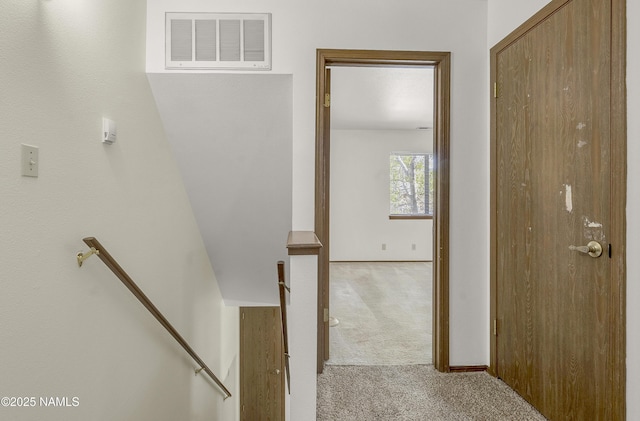501 W Santa Fe Ave Unit 28, Flagstaff, AZ 86001 - staircase featuring carpet floors