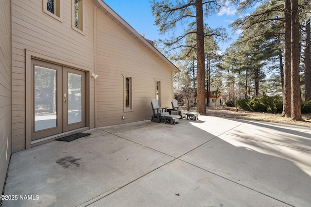 1420 N Royal Oaks Way, Flagstaff, AZ 86004 - view of patio / terrace featuring french doors