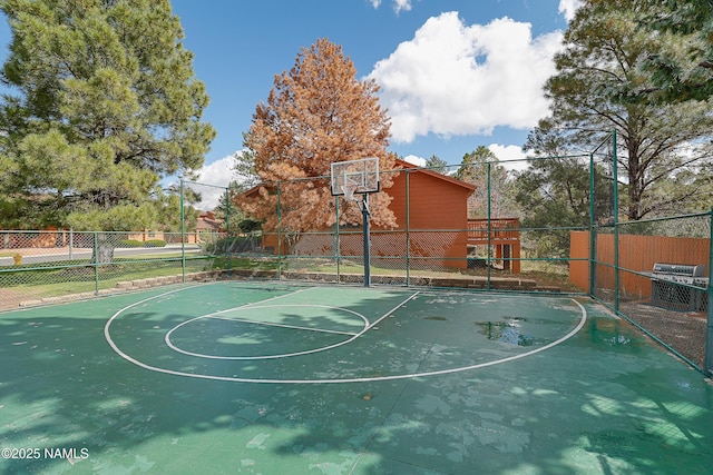 view of sport court