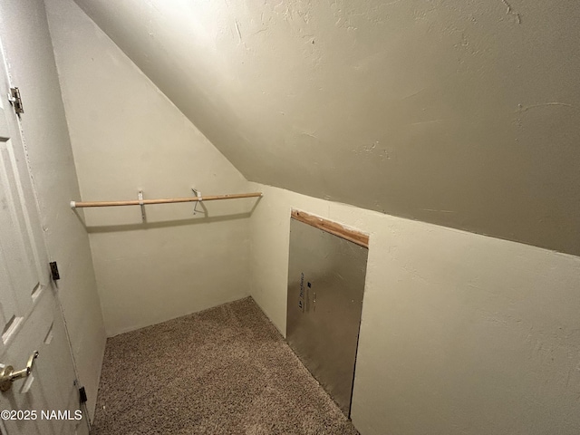 8120 N Cassity Trl, Williams, AZ 86046 - spacious closet with lofted ceiling and carpet