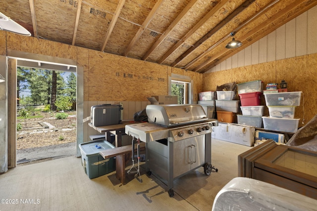 7530 N Rain Valley Rd, Flagstaff, AZ 86004 - misc room with vaulted ceiling and plenty of natural light