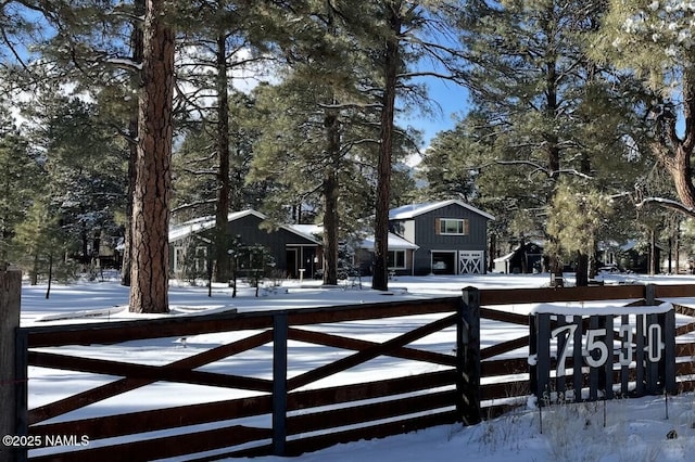 7530 N Rain Valley Rd, Flagstaff, AZ 86004 - view of yard covered in snow