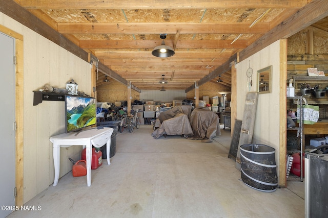 7530 N Rain Valley Rd, Flagstaff, AZ 86004 - bedroom featuring unfinished concrete flooring