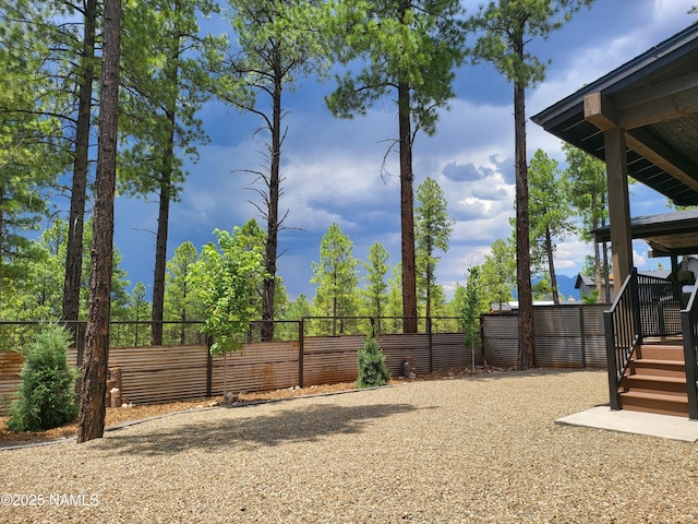 2625 S Cottonrose Ln, Flagstaff, AZ 86005 - view of yard with fence