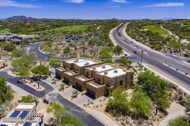 10299 E White Feather Ln, Scottsdale, AZ 85262 - aerial view of residential area featuring mountains