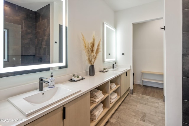 10299 E White Feather Ln, Scottsdale, AZ 85262 - bathroom featuring double vanity