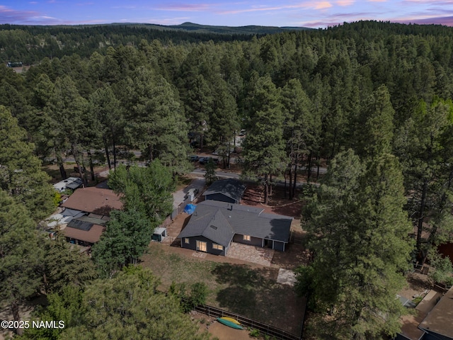 4375 Canyon Loop, Flagstaff, AZ 86005 - aerial view at dusk of a forest view