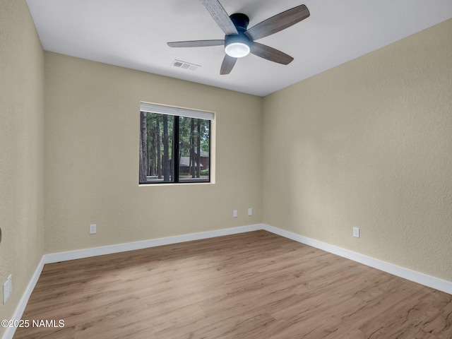 4375 Canyon Loop, Flagstaff, AZ 86005 - spare room with a ceiling fan and wood finished floors