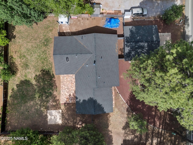 4375 Canyon Loop, Flagstaff, AZ 86005 - view from above of property featuring a pool area