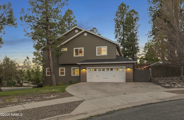 1085 N Conifer Rd, Flagstaff, AZ 86001 - traditional home with a garage and concrete driveway