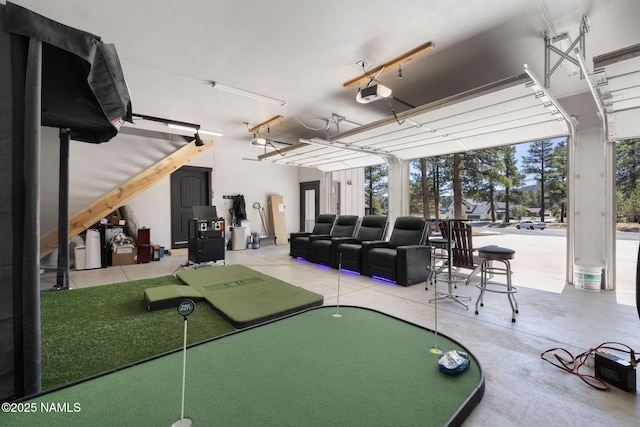 view of recreation room