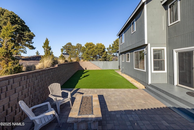 5495 E Crisp Hill Rd, Flagstaff, AZ 86004 - view of patio / terrace with a fenced backyard