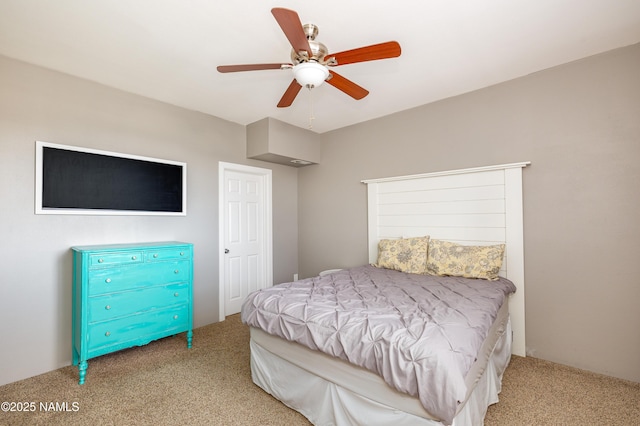 5495 E Crisp Hill Rd, Flagstaff, AZ 86004 - bedroom featuring carpet floors and a ceiling fan