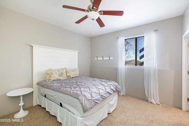 5495 E Crisp Hill Rd, Flagstaff, AZ 86004 - bedroom featuring carpet floors and ceiling fan