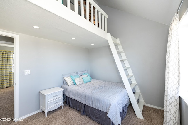 5495 E Crisp Hill Rd, Flagstaff, AZ 86004 - bedroom with recessed lighting, baseboards, and carpet