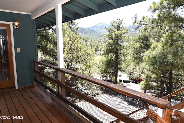733 S 3rd St, Williams, AZ 86046 - deck with a mountain view