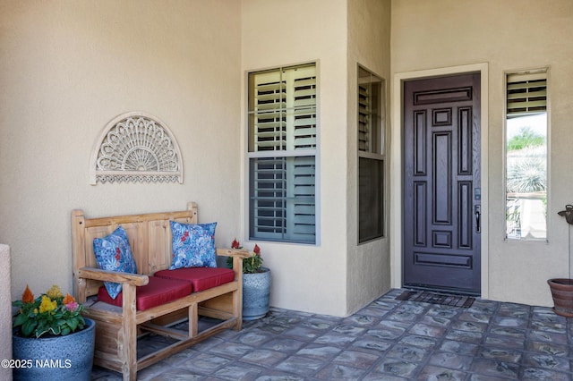 41215 N Lytham Ct, Phoenix, AZ 85086 - doorway to property with stucco siding