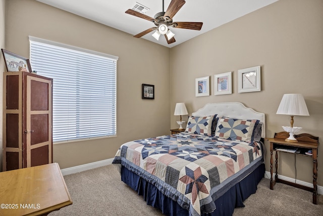 41215 N Lytham Ct, Phoenix, AZ 85086 - carpeted bedroom with baseboards and a ceiling fan