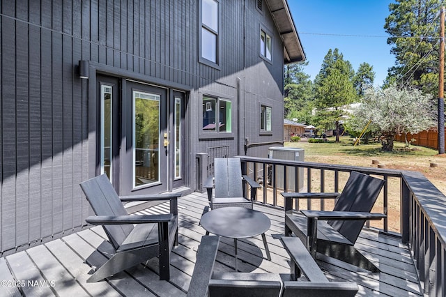 535 Stringer Rd, Munds Park, AZ 86017 - view of wooden deck