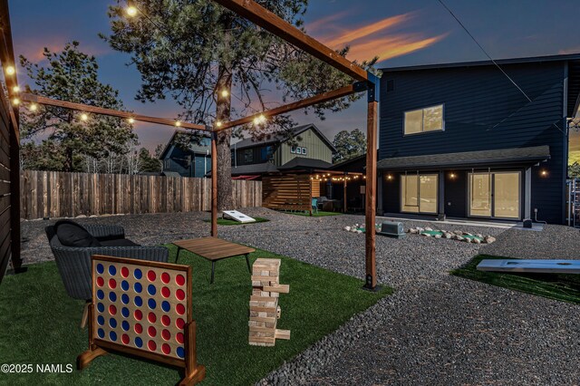 3580 Huron, Flagstaff, AZ 86005 - view of yard with fence private yard and a patio area
