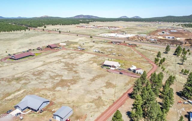 3095 E Pinetree Dr, Williams, AZ 86046 - aerial view of property's location with mountains and rural landscape