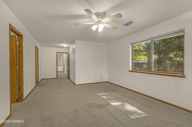 1470 W Melissa Dr, Flagstaff, AZ 86005 - spare room with light colored carpet and ceiling fan