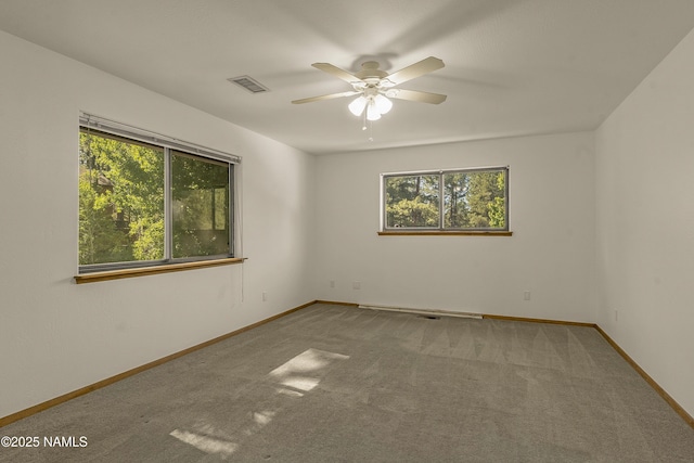 1470 W Melissa Dr, Flagstaff, AZ 86005 - empty room with ceiling fan and carpet