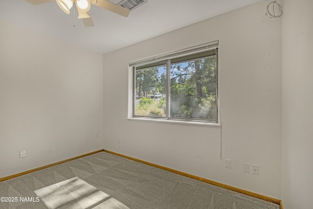 1470 W Melissa Dr, Flagstaff, AZ 86005 - spare room with a ceiling fan and carpet floors