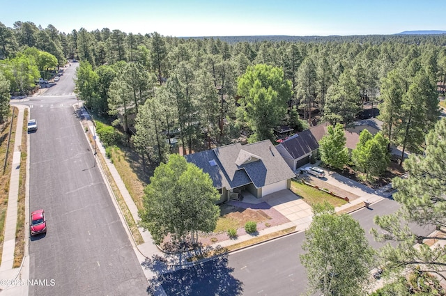1470 W Melissa Dr, Flagstaff, AZ 86005 - bird's eye view of a heavily wooded area