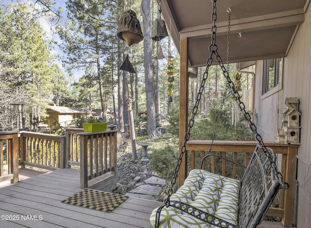 view of deck