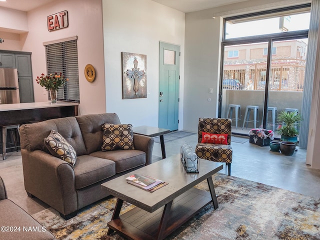 view of living room