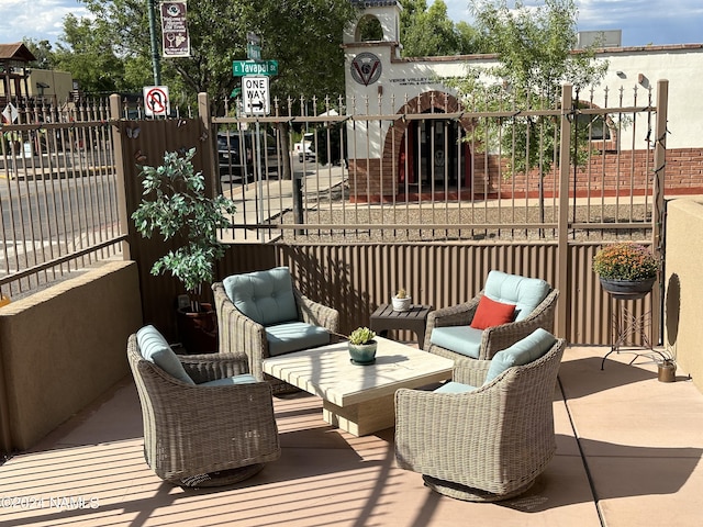 view of patio