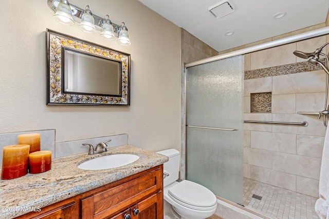 2303 N Plateau Dr, Flagstaff, AZ 86004 - full bath featuring a stall shower and vanity