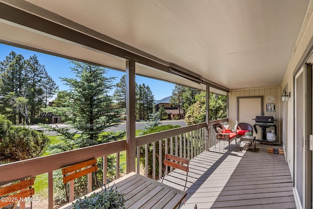 2303 N Plateau Dr, Flagstaff, AZ 86004 - view of wooden terrace