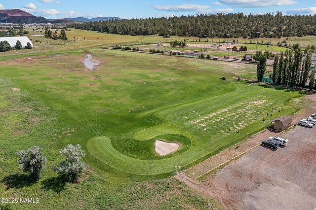 2303 N Plateau Dr, Flagstaff, AZ 86004 - aerial view of a mountainous background and a golf course