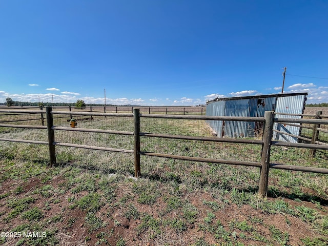 3153 Pinetree Dr, Williams, AZ 86046 - view of yard featuring a view of rural / pastoral area, an outbuilding, and an exterior structure