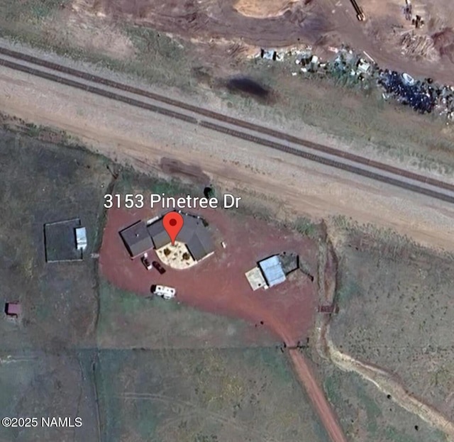 3153 Pinetree Dr, Williams, AZ 86046 - aerial map of property and surrounding area