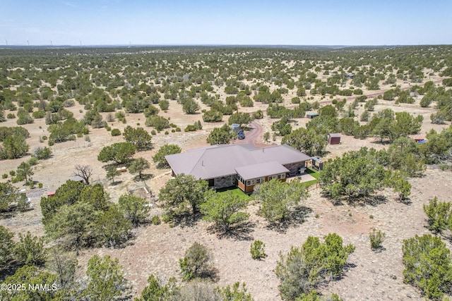 1384 W Canvasback Trl, Williams, AZ 86046 - view from above of property with a desert landscape
