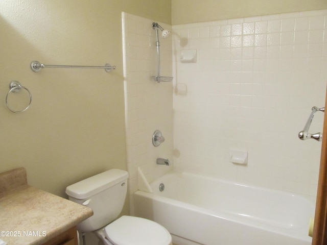 2422 N Whispering Pines Way, Flagstaff, AZ 86004 - full bathroom featuring vanity, toilet, and tub / shower combination