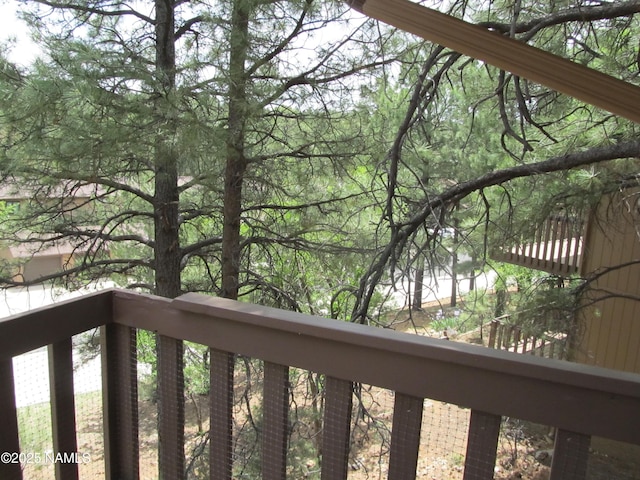 2422 N Whispering Pines Way, Flagstaff, AZ 86004 - view of wooden terrace