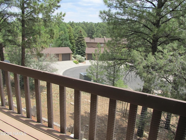 2422 N Whispering Pines Way, Flagstaff, AZ 86004 - balcony with a wooded view