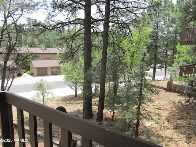 2422 N Whispering Pines Way, Flagstaff, AZ 86004 - view of yard featuring a balcony